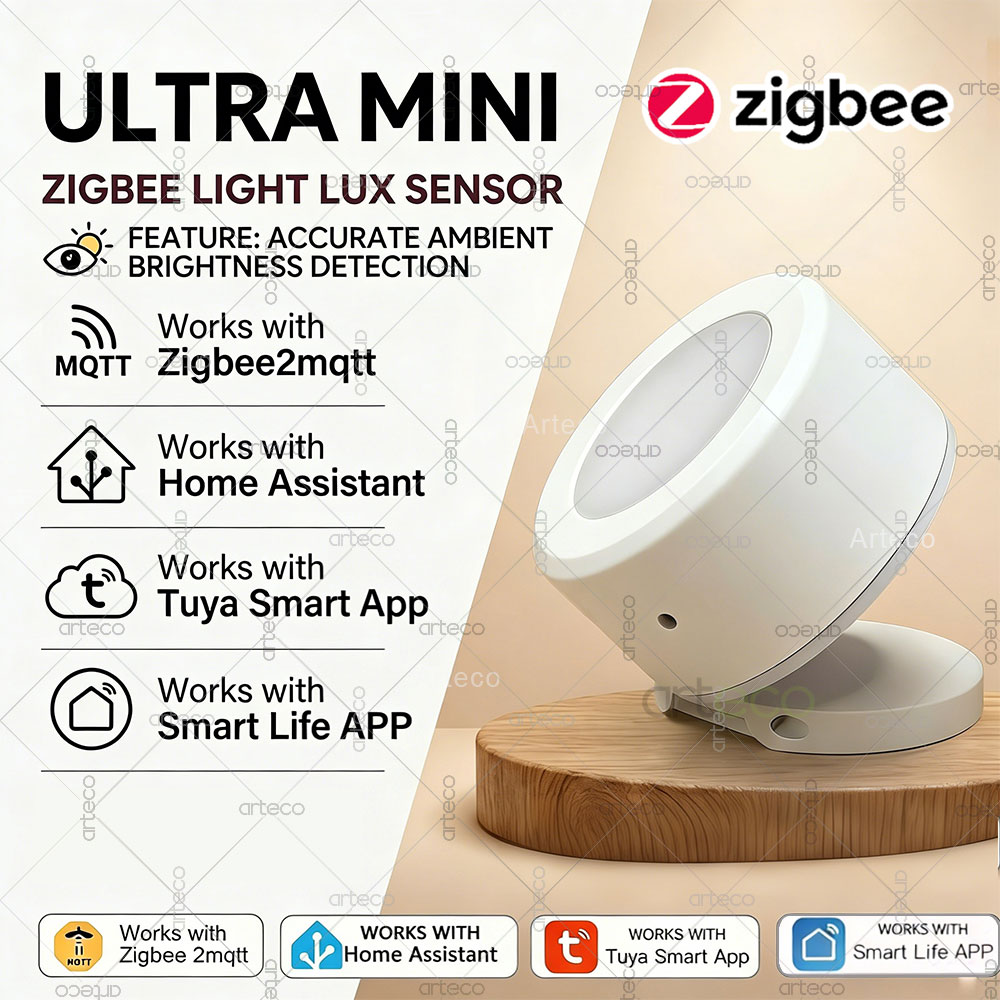 Smart Home Monitoring - 울트라 미니 지그비 광 센서 조도