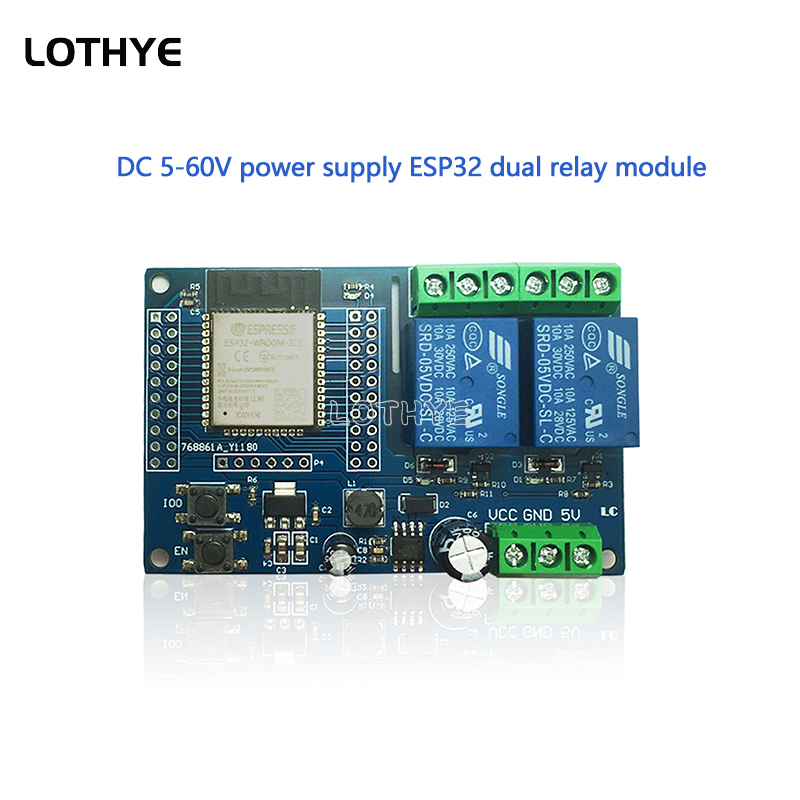 Smart Home Esp32 - ESP32-WROOM 듀얼 채널 와이파이 블루투스 릴레이