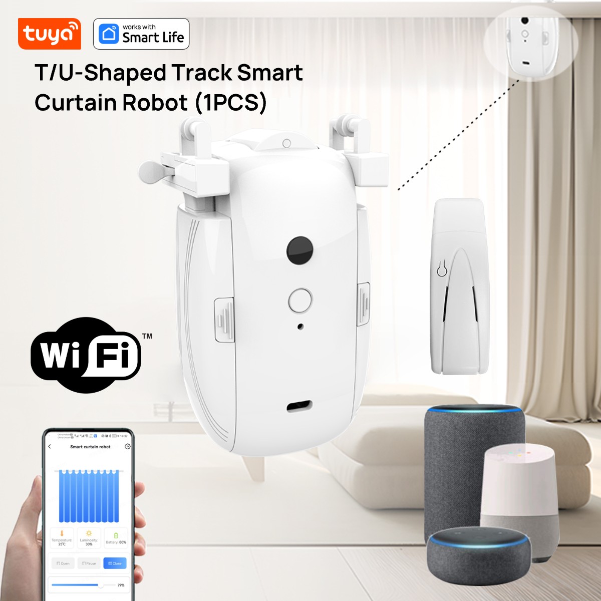 Smart Home Registration - T/U 레일 트랙용 투야 스마트 와이파이