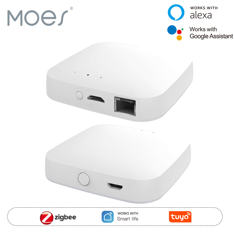 Smart Home Registration - MOES Tuya ZigBee3.0 스마트 허브, 무선/유선