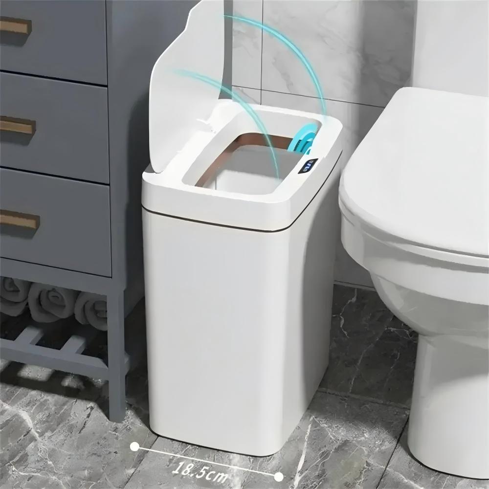 Smart Home Junkie - 자동 센서 쓰레기통 15L 화이트 비접촉식
