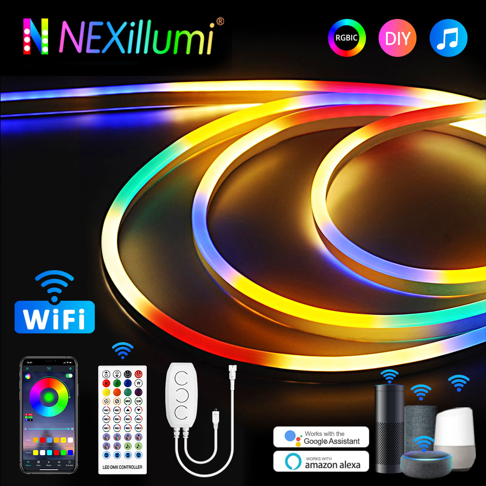 Smart Home Yellow - TUYA WiFi 네온 RGBIC LED 주소