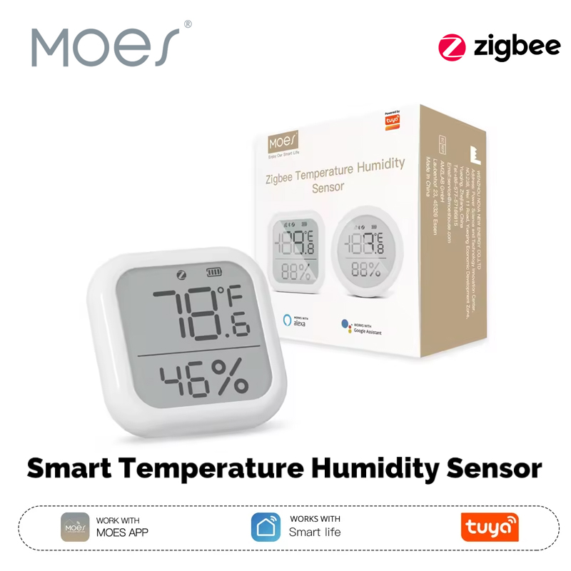Smart Home Registration - MOES Tuya ZigBee LED 스크린이 장착된