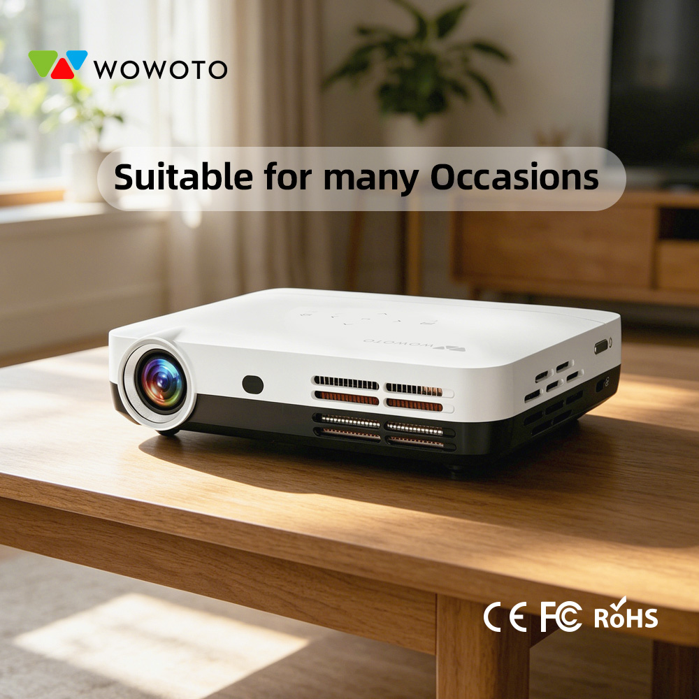 Smart Home Theater - WOWOTO 휴대용 미니 홈시어터 프로젝터 450ANSI