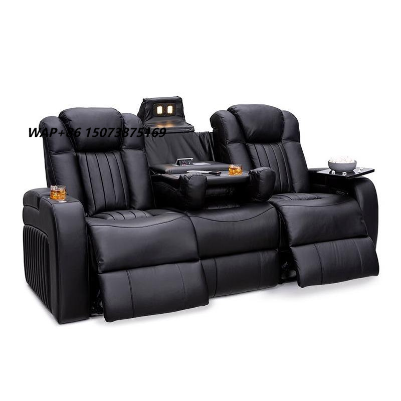 Smart Home Theater - 홈시어터 리클라이너 스마트 다기능 소파 (LED