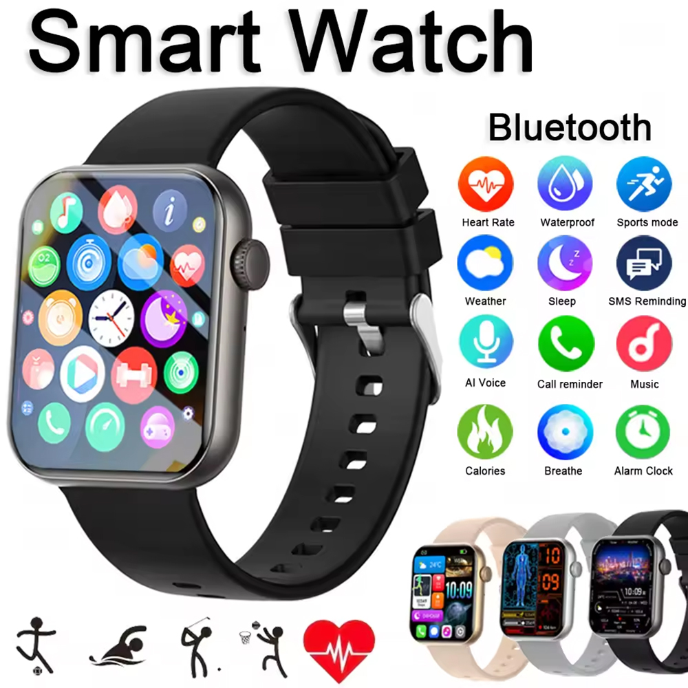 Smart Home Os - 오리지널 남성용 스마트워치 피트니스 트래커 BT