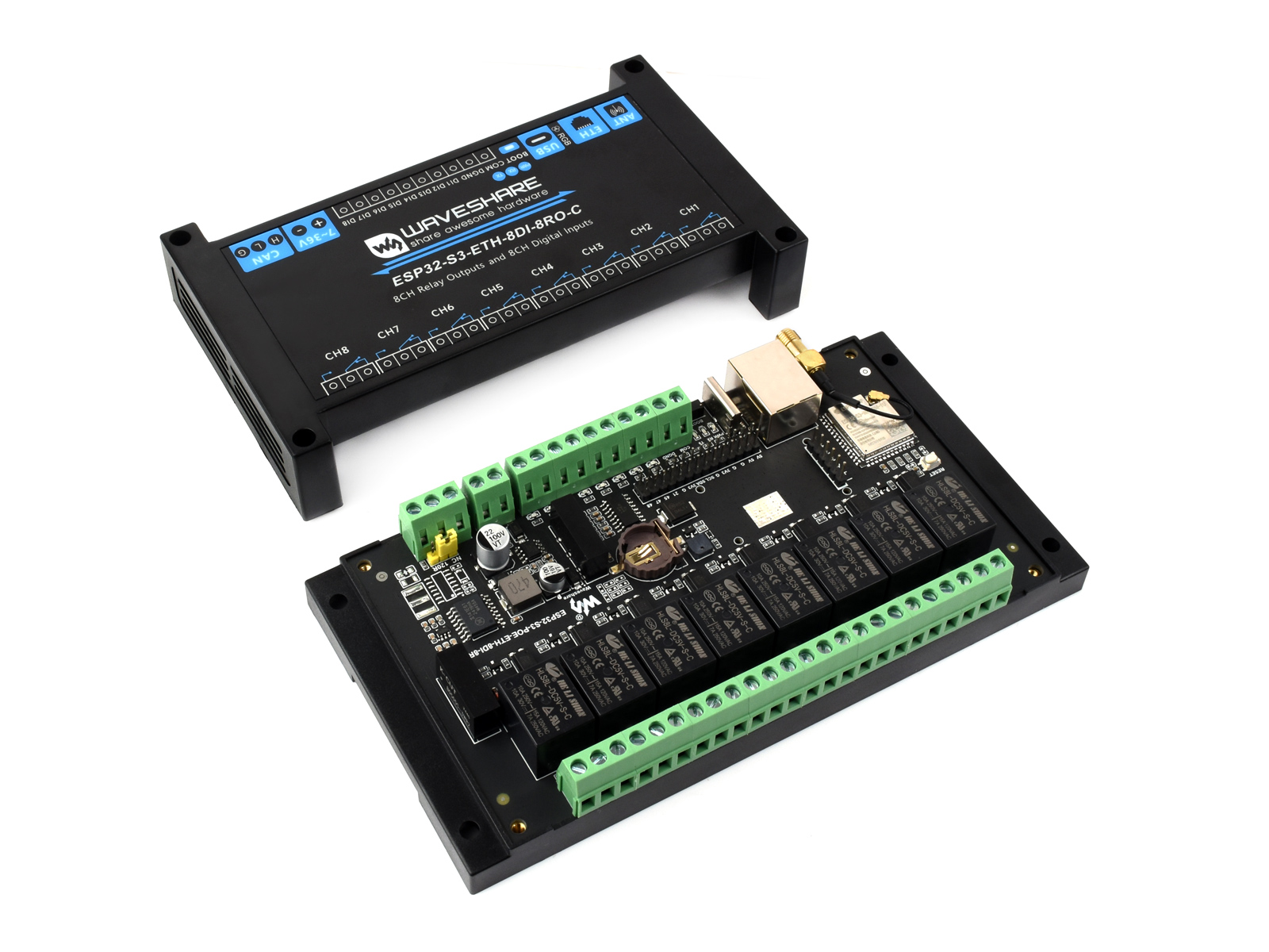 산업용 8채널 ESP32-S3 WiFi 릴레이 모듈,  - Smart Home Esp32 리뷰 및 가격