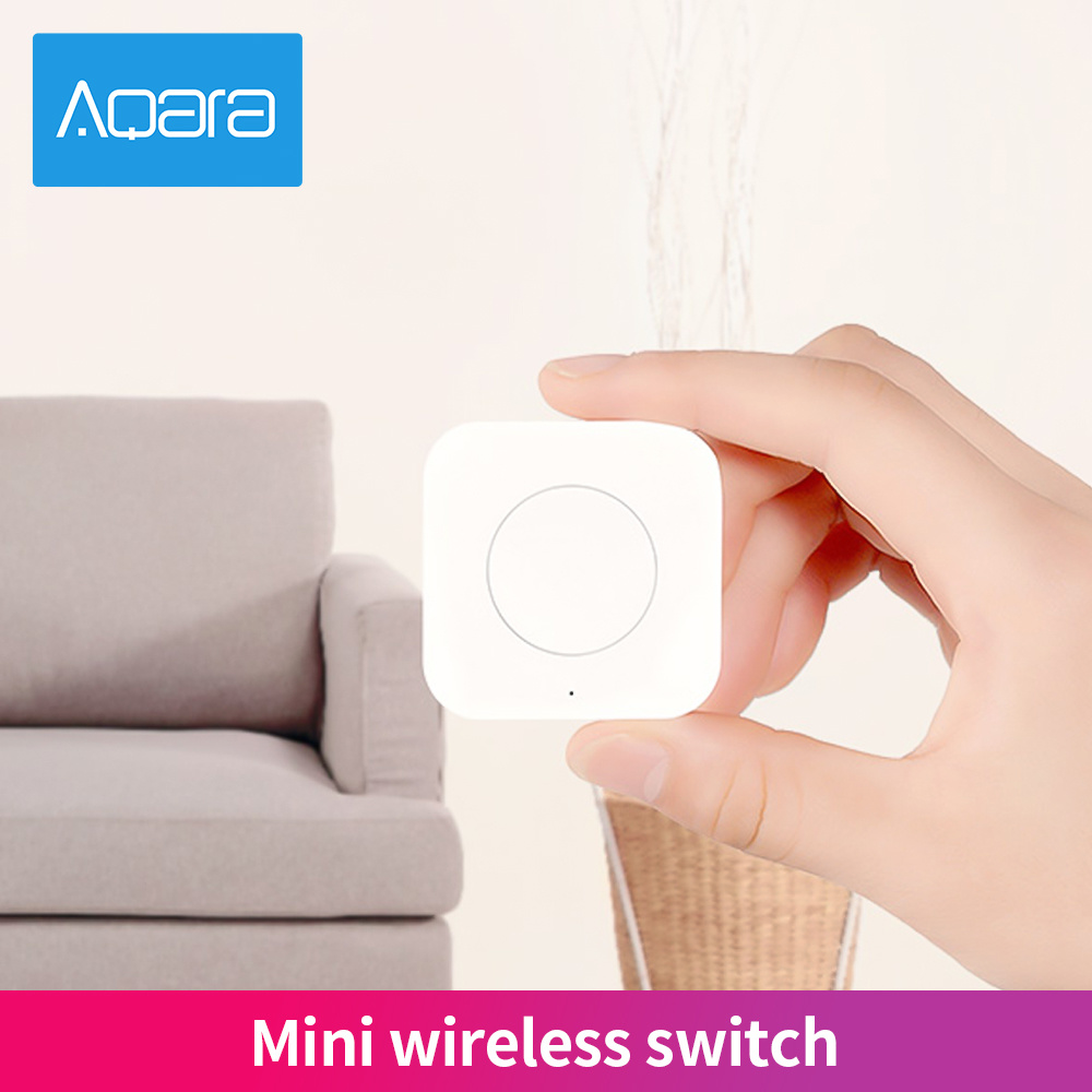 Aqara 스마트 홈 센서 무선 미니 스위치 지그비 단 - Smart Home Os 리뷰 및 가격