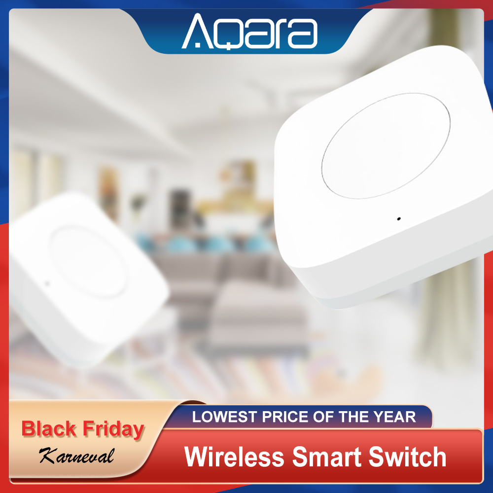 Aqara 스마트 홈 센서 무선 미니 스위치 지그비 단 - Smart Home Os 리뷰 및 가격
