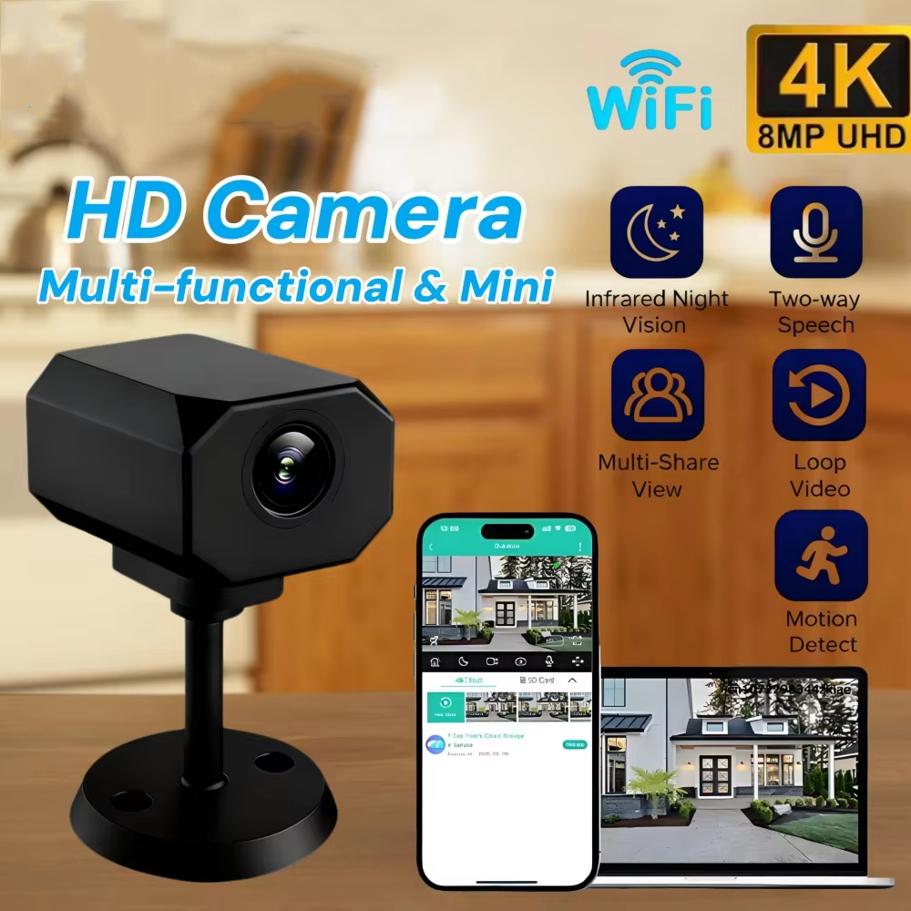 4K HD WiFi 보안 카메라, 가정용 미니 스마트  - Smart Home Simple 리뷰 및 가격