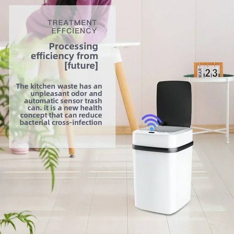 방수 13L 스마트 자동 센서 휴지통 터치리스 인덕션  - Smart Home Junkie 리뷰 및 가격
