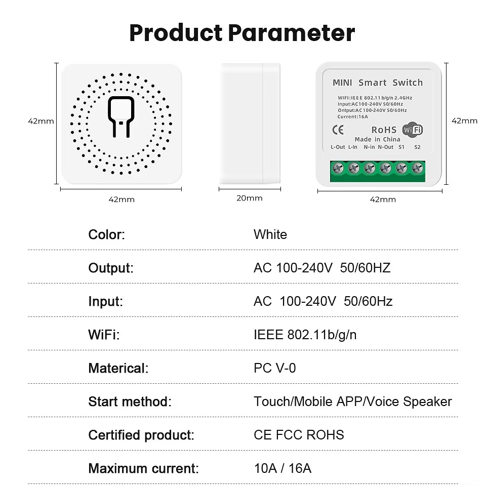 미니 16A WiFi 스위치 스마트 라이프 앱 2방향  - Smart Home Simple 리뷰 및 가격