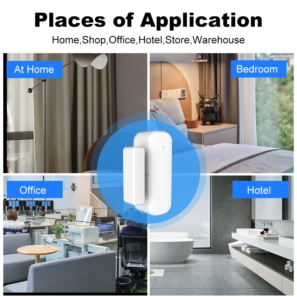 ZigBee 무선 도어 윈도우 센서 스마트 홈 자기 보 - Wireless Door Sensor 리뷰 및 가격
