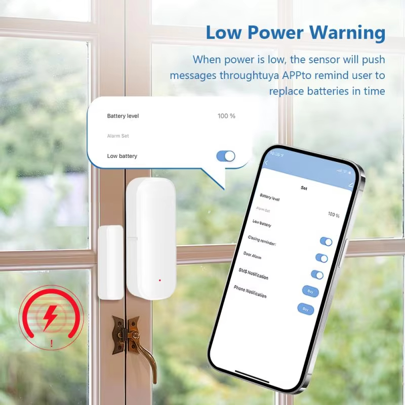 ZigBee 무선 도어 윈도우 센서 스마트 홈 자기 보 - Wireless Door Sensor 리뷰 및 가격