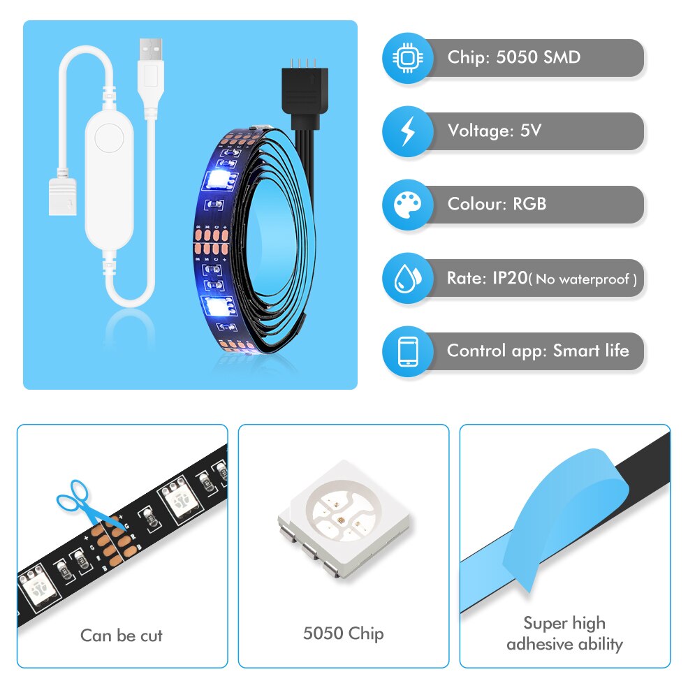 Tuya Zigbee 스마트 Led 조명 TV USB  - Smart Home Yellow 리뷰 및 가격