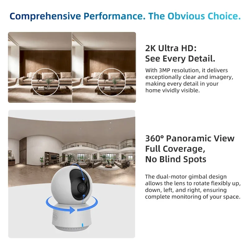 오리지널 아카라 스마트 카메라 E1 2K 1296P 3 - Smart Home Group 리뷰 및 가격