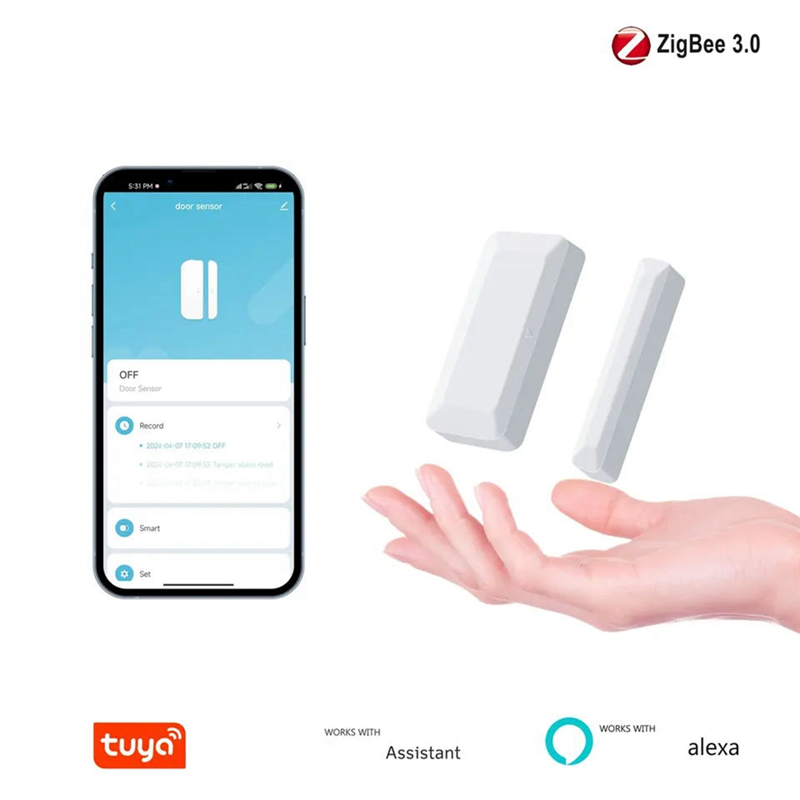 HLZS-Tuya Zigbee 도어 센서 창 센서 무선 - Wireless Door Sensor 리뷰 및 가격