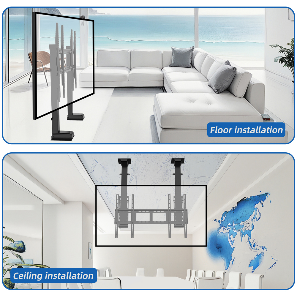 전동 높이 조절식 65-100인치 TV 마운트, 전문가 - Smart Home Theater 리뷰 및 가격