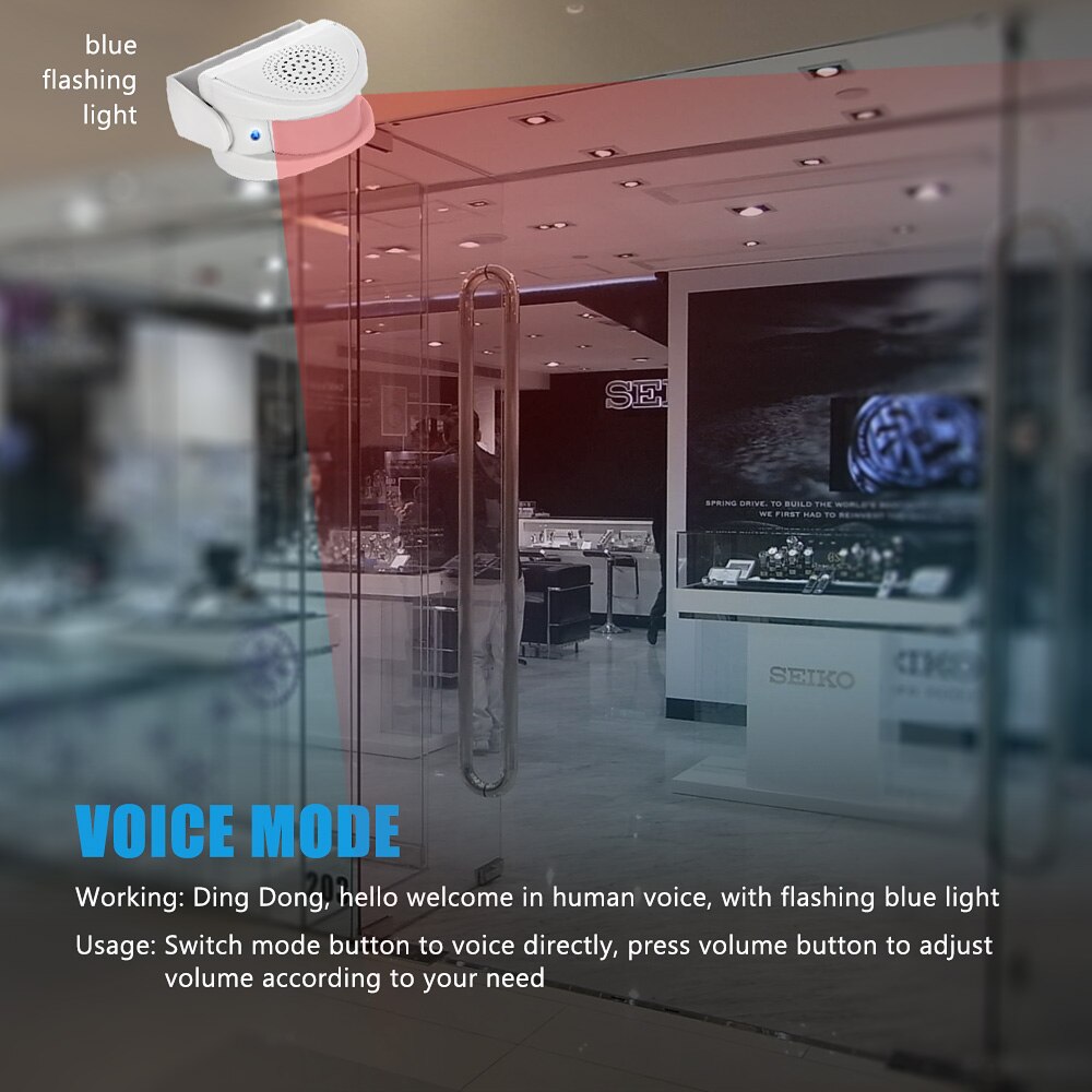 FUERS 무선 고객 환영 차임 알람 문짝 벨, PIR - Wireless Door Sensor 리뷰 및 가격