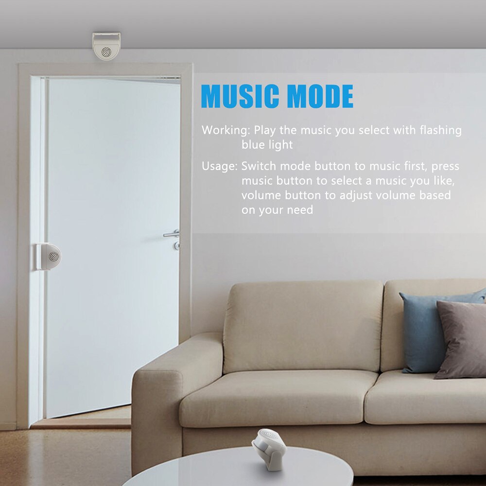 FUERS 무선 고객 환영 차임 알람 문짝 벨, PIR - Wireless Door Sensor 리뷰 및 가격