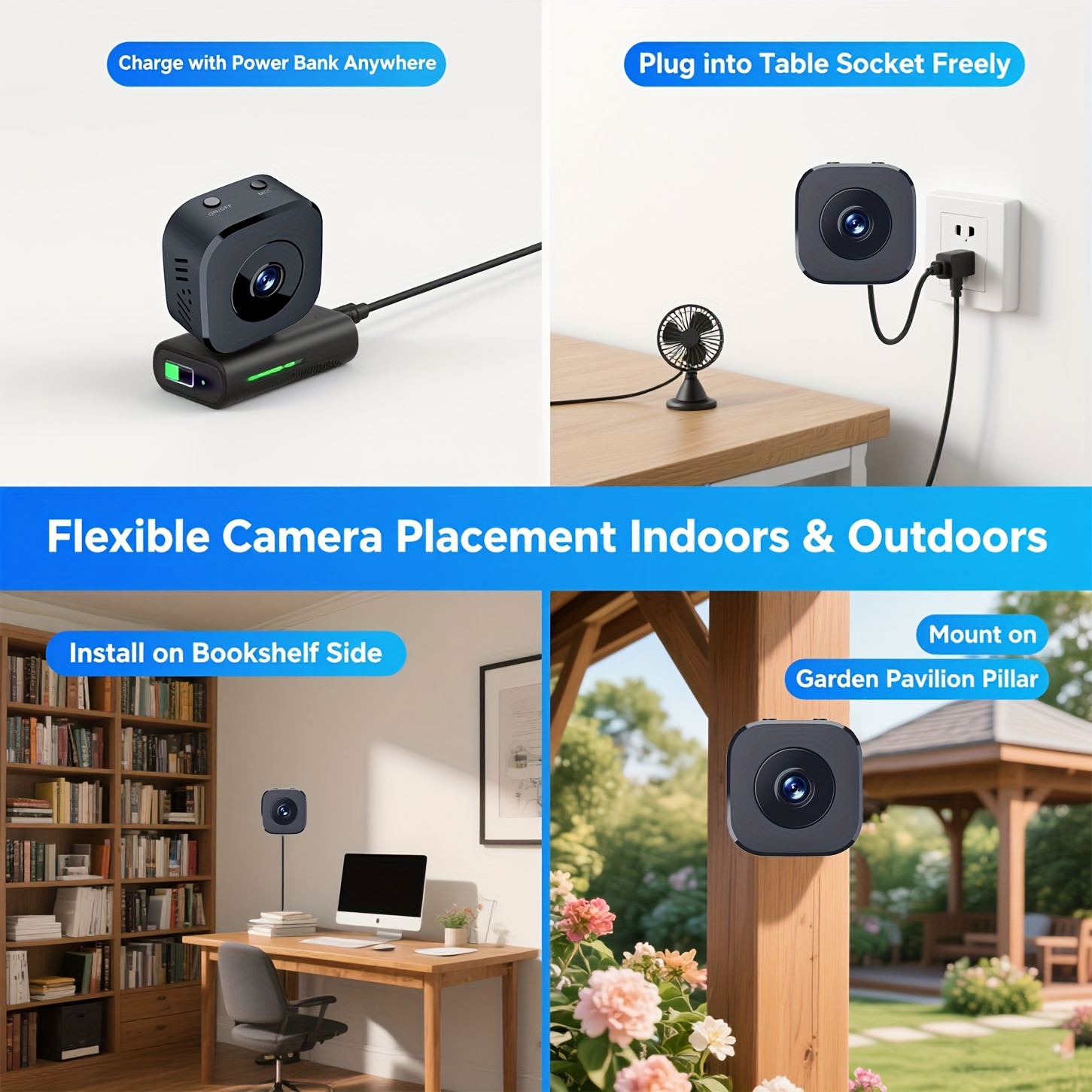 1080P HD 미니 WiFi 카메라 실내 안전 보안  - Security Ip Camera 리뷰 및 가격