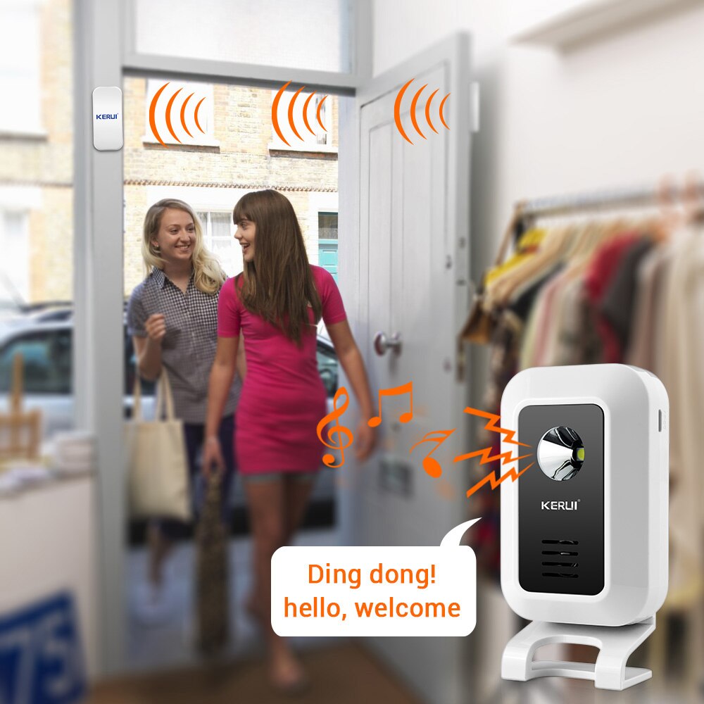 KERUI M7 웰컴 모션 센서 보안 경보, 32 곡  - Wireless Door Sensor 리뷰 및 가격