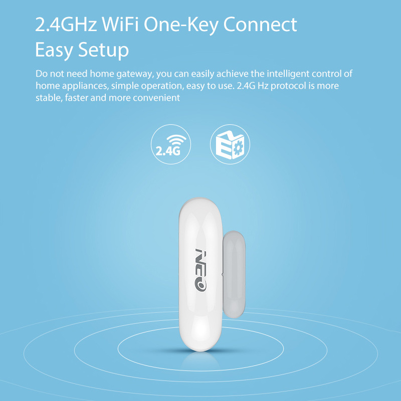 지능형 무선 도어 자기 감지기 알람 Tuya WiFi  - Wireless Door Sensor 리뷰 및 가격