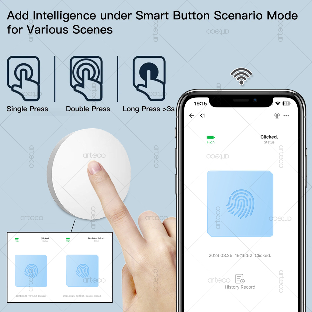 Zigbee 버튼 장면 스위치 무선 원격 원키 컨트롤러 - Smart Home Simple 리뷰 및 가격