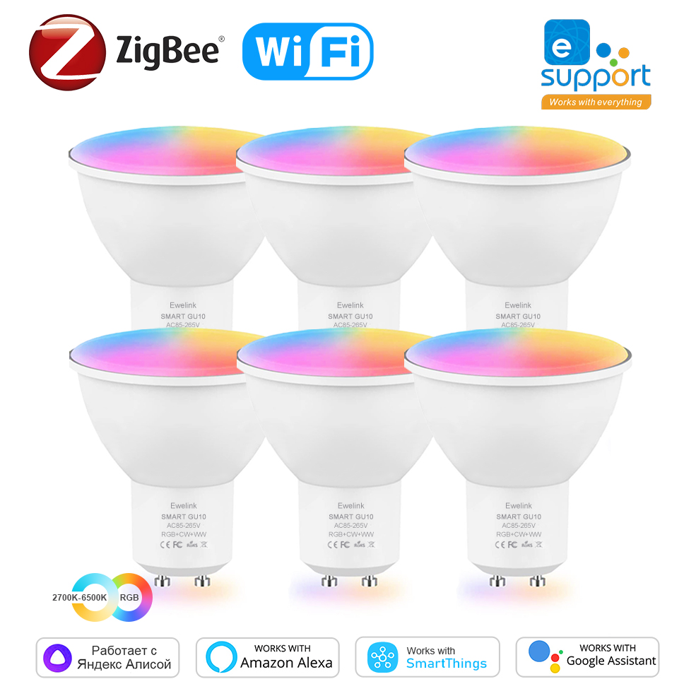 스마트 지그비 GU10 와이파이 스마트 LED 전구,  - Smart Home Yellow 리뷰 및 가격