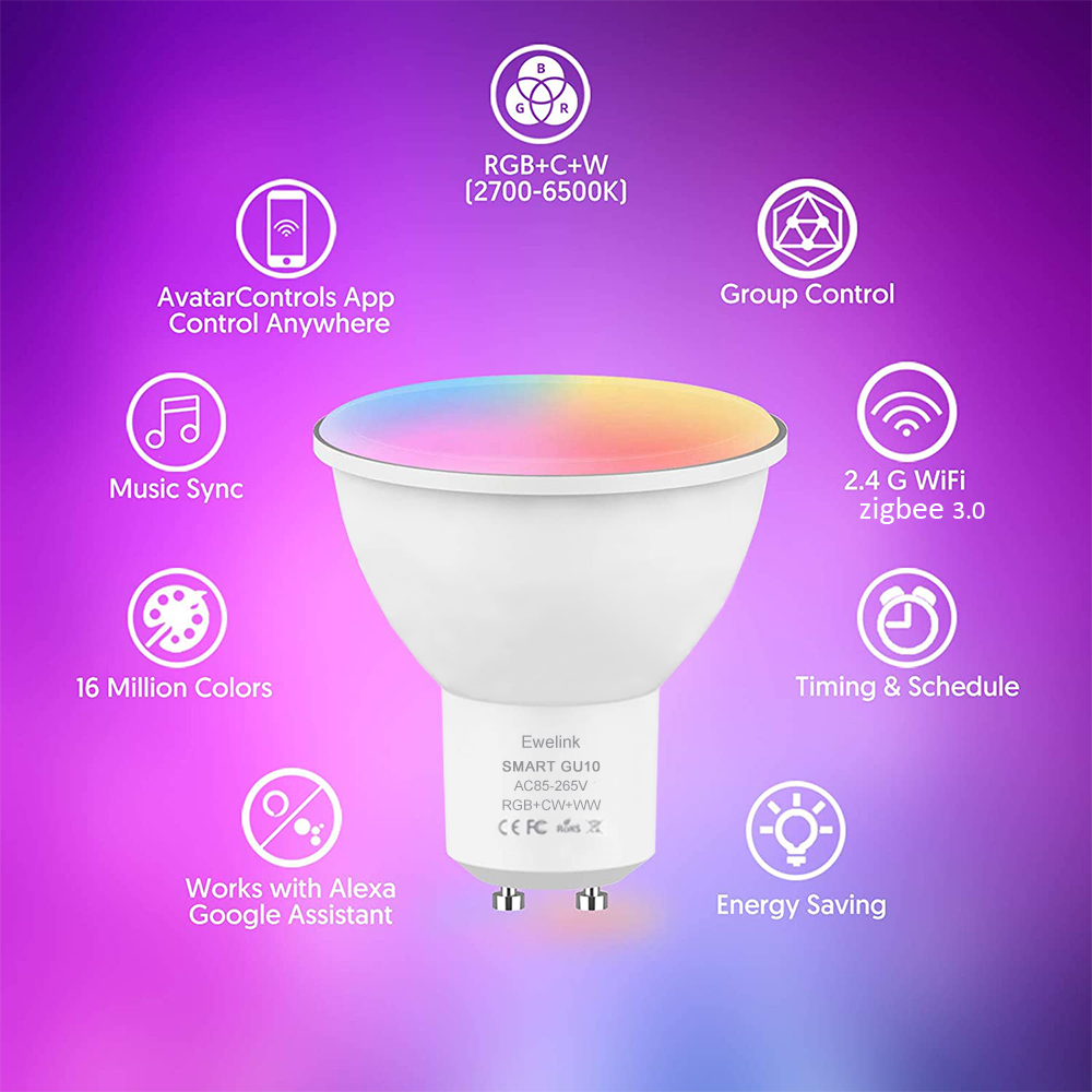 스마트 지그비 GU10 와이파이 스마트 LED 전구,  - Smart Home Yellow 리뷰 및 가격