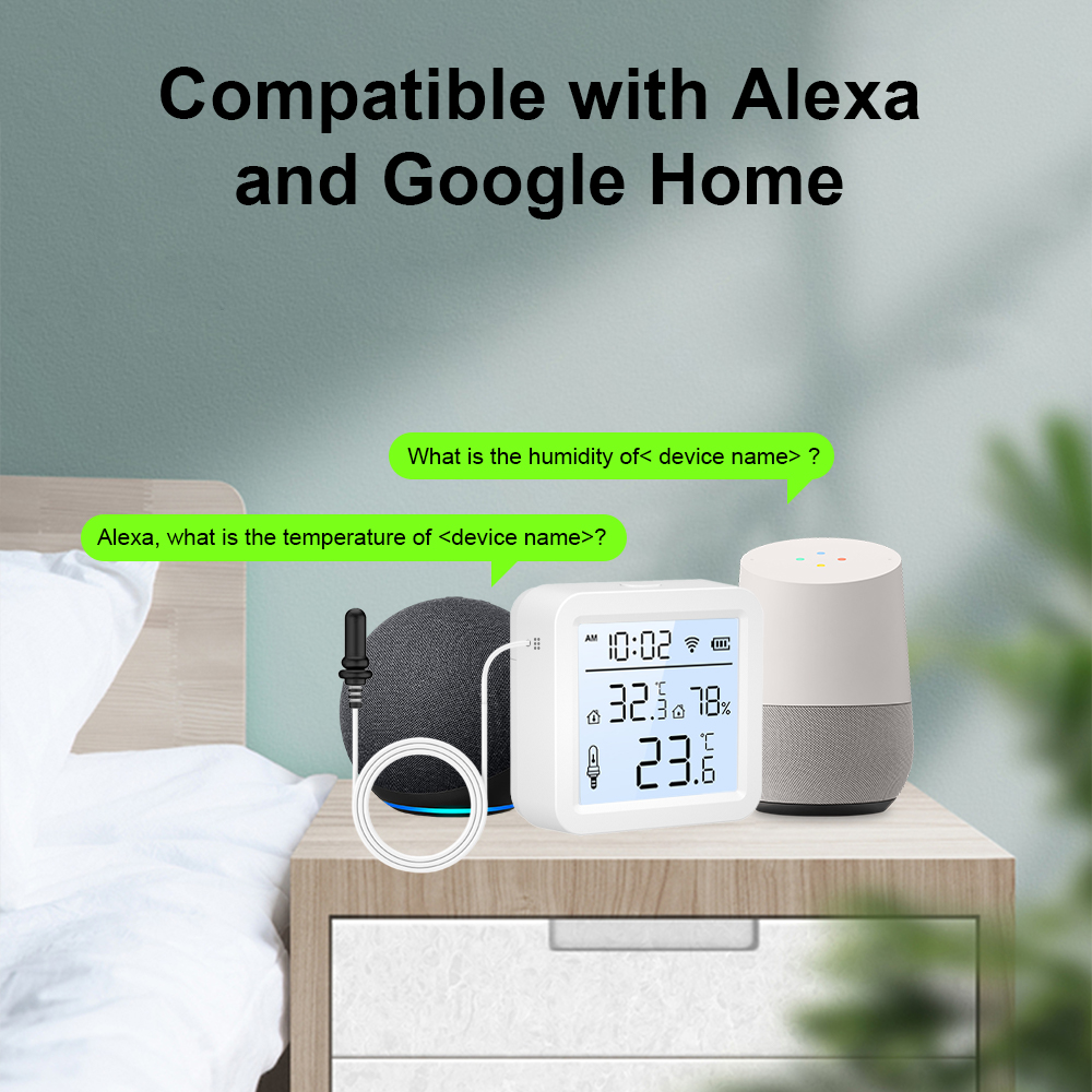 외부 프로브가 있는 WiFi 습도 온도 센서, 실내/실 - Smart Home Monitoring 리뷰 및 가격
