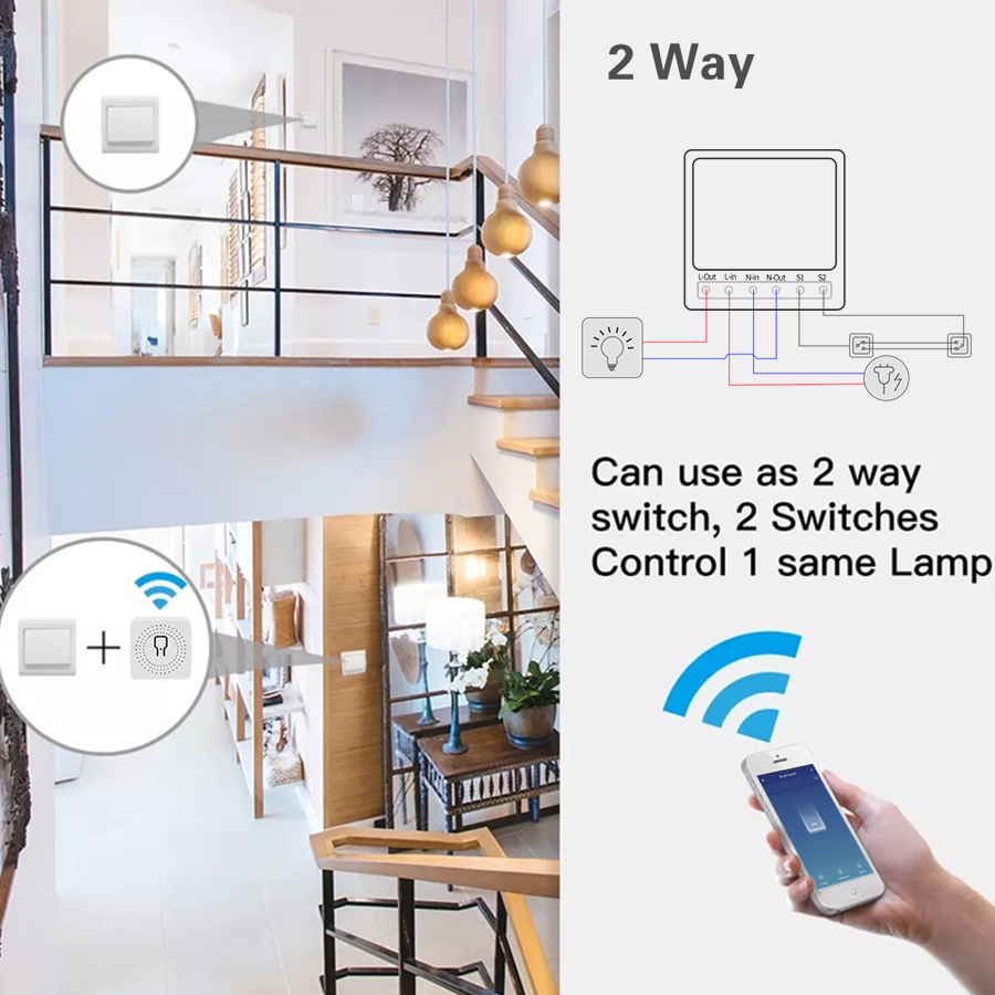 2웨이 미니 DIY 스마트 스위치 투야 와이파이 조명  - Smart Home Simple 리뷰 및 가격