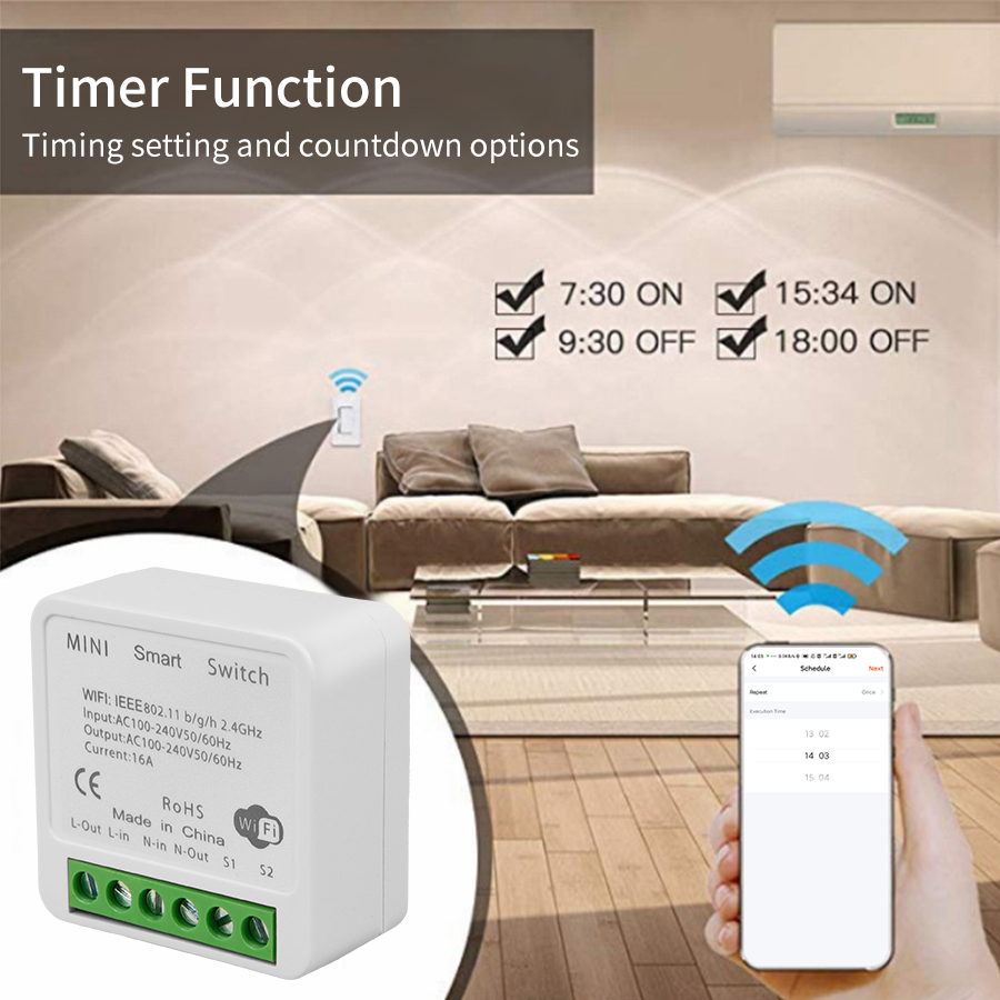 2웨이 미니 DIY 스마트 스위치 투야 와이파이 조명  - Smart Home Simple 리뷰 및 가격