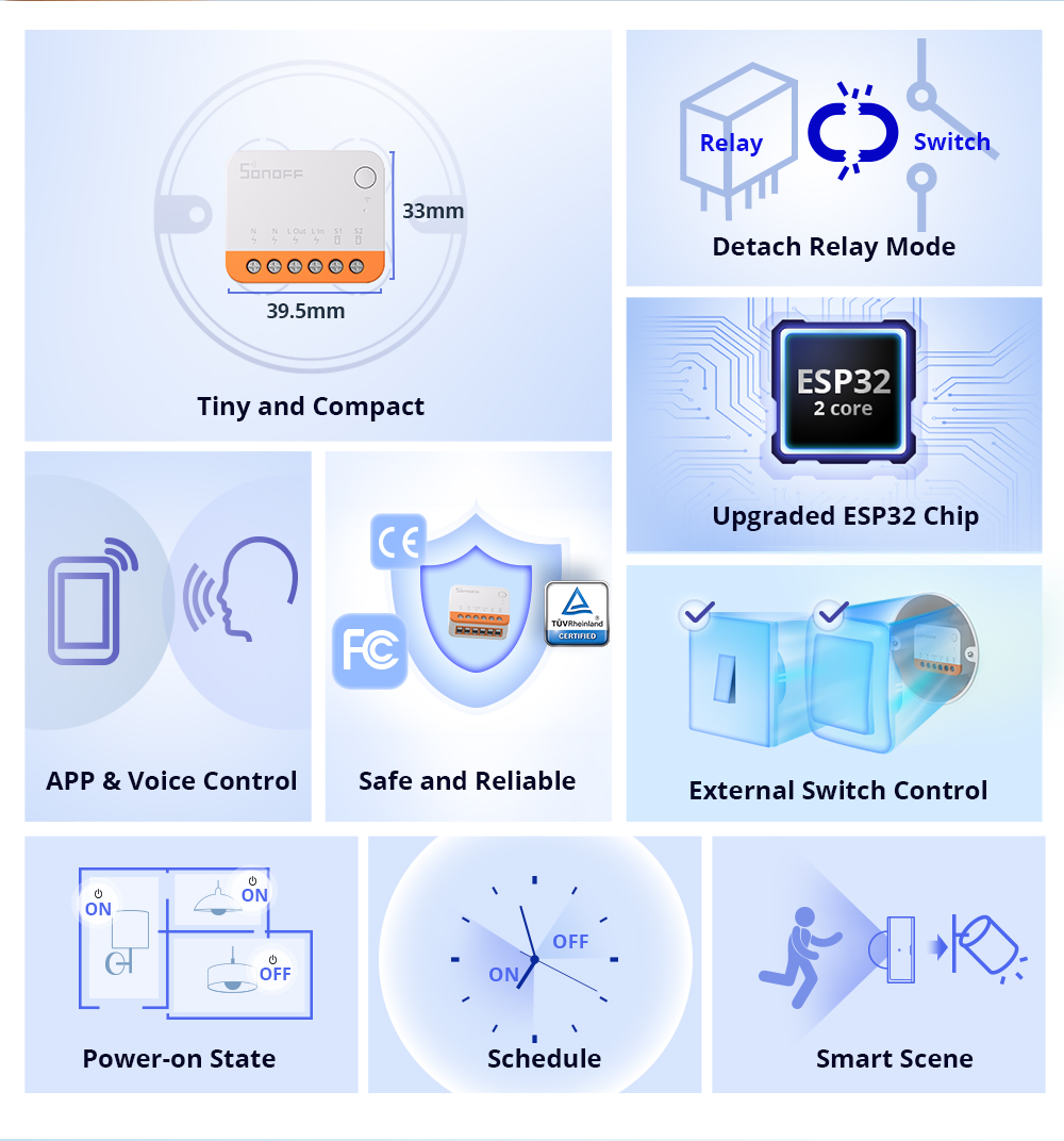 Sonoff Mini R4 Extreme Wifi 스마 - Smart Home Simple 리뷰 및 가격